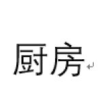 廚房的燈
