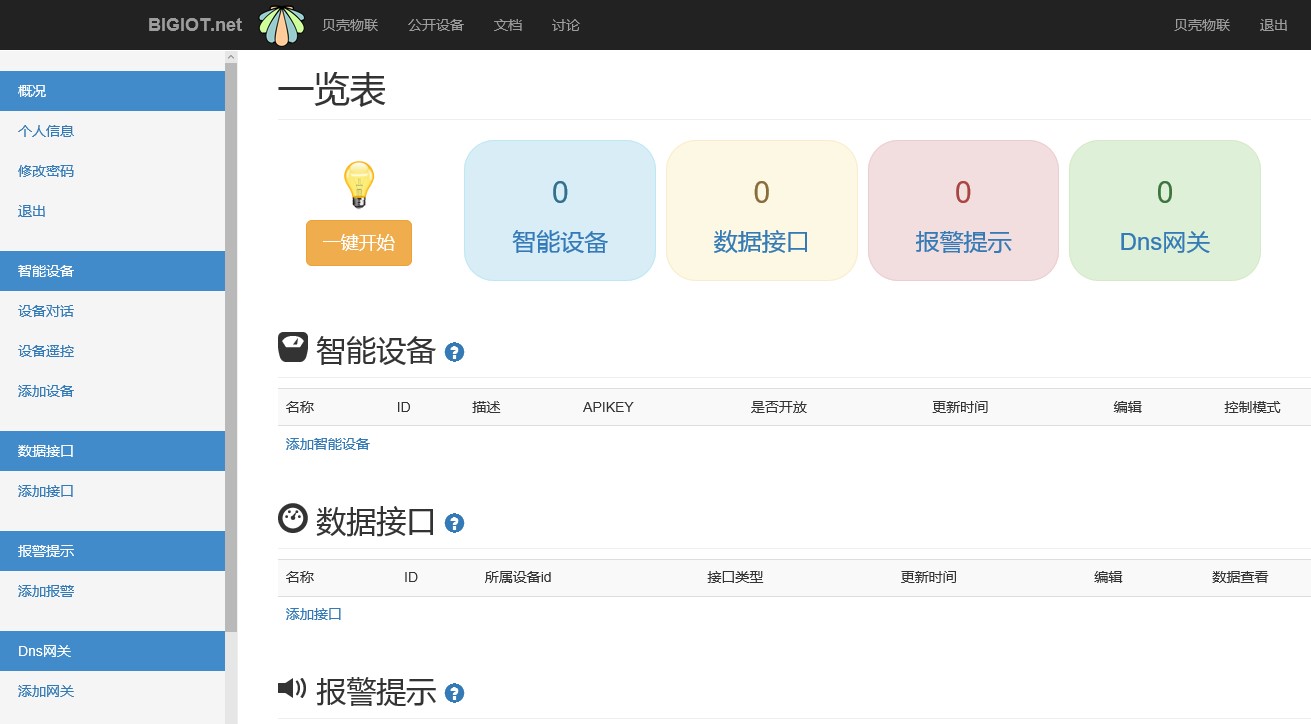 貝殼物聯用戶中心
