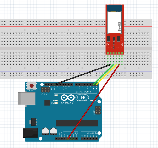 藍牙模塊與Arduino接線原理圖