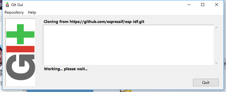 Git GUI cloning